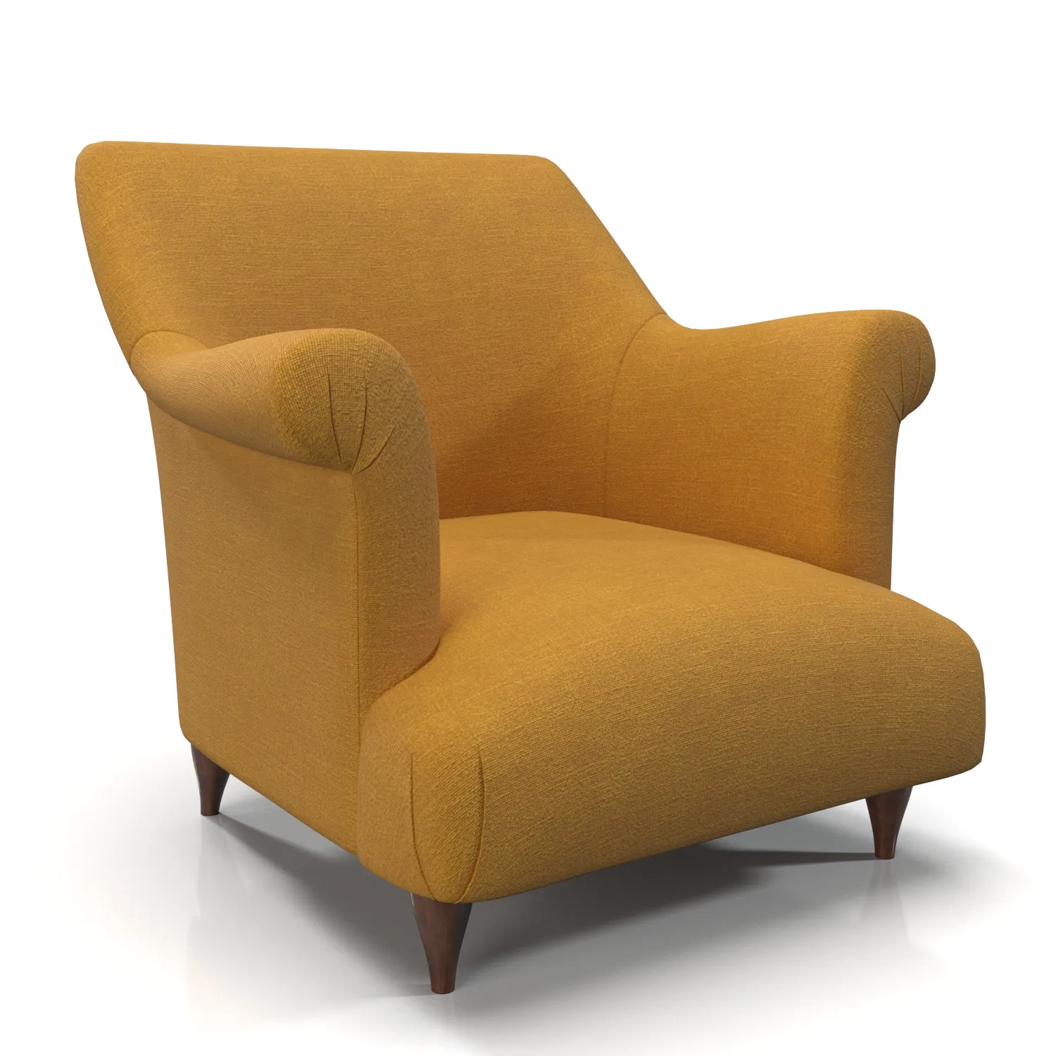 Goddard Armchair PBR 3D Model_01